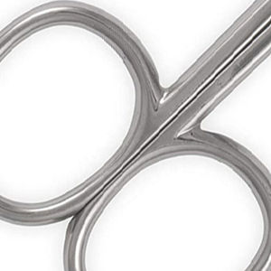 Ciseaux à ongles à cuticules de qualité supérieure en acier inoxydable couleur argent manucure et pédicure ciseaux de beauté Mini ciseaux de coupe d'ongles portables - Product Image 5