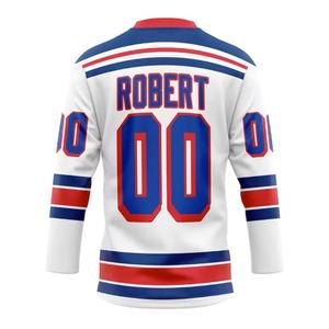 Nuevo Jersey de Hockey sobre Hielo Personalizado con Logotipo Sublimado, Ecológico, Transpirable y de Secado Rápido - Product Image 4