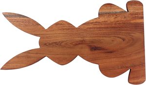 Articles populaires Planche à découper en bois en forme de lapin Écologique Passe au lave-vaisselle Plat de service Ustensiles de cuisine Décoration de Pâques - Product Image 4
