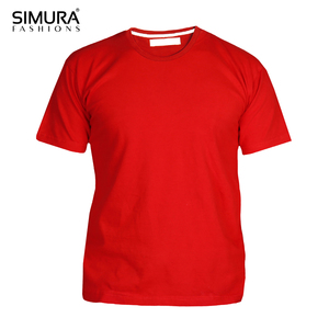 Camiseta de manga corta con cuello redondo para hombre, camisa con logotipo personalizado de talla grande, 100% algodón, orientada a la exportación - Product Image 6