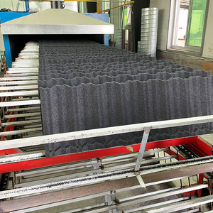 Tuiles en acier revêtues de pierre à effet <span class=keywords><strong>ardoise</strong></span> classique, à bords biseautés, légères et emboîtables pour villas au Royaume-Uni et en Irlande - Product Image 2