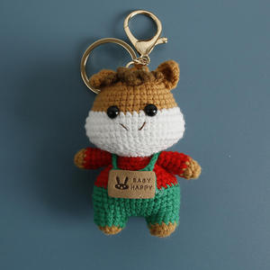 Llavero de Ganchillo Amigurumi Hecho a Mano con Diseño de los Doce Signos del Zodíaco Chino, Juguete Suave de Punto con Diseño de Animales Lindos para Bolsos y Decoración - Product Image 6