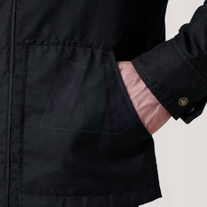 Chaqueta de Lona con Capucha para Hombre, Resistente, con Logotipo Frontal, de Secado Rápido y Ecológica, para Viajes y Actividades al Aire Libre - Product Image 6