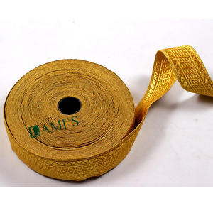 ริบบิ้นประดับลูกไม้ถักสีทองแบบปรับแต่งได้สำหรับเข็มขัดพิธีการ - Product Image 2