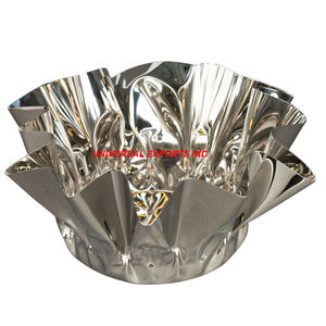 Última colección Cuenco de chocolate de acero inoxidable Espejo Pulido Diseñador Cuenco dulce Material de metal - Product Image 1