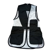 Gilet de tir respirant imprimé pour l'été, personnalisé, unisexe, sans manches, pour le tir au pigeon et la chasse au pigeon, en tissu extensible, pour adultes, avec poches frontales