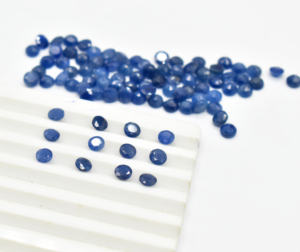 Natural Blue Sapphire Round Faceted Calibrated <b>Loose</b> <b>Gemstone</b> for Jewelry Making 5 MM but All Calibrated Sizes Are Available. - Product Image 1