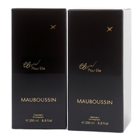 Mauboussin 2 x 200 ml, spray parfumé floral longue durée pour femmes, déodorant et anti-transpirant pour adultes
