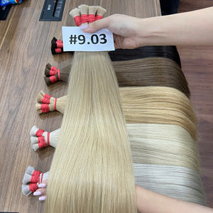 Extensiones de cabello a granel alineadas con cutícula de cabello vietnamita recto de color al por mayor gran stock listo para enviar - Product Image 4