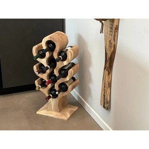 H.M.A Handicrafts metal bottle rack for wine display tabletop kitchen use and elegant home storage - Product Image 2