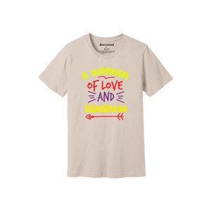 Kindness themes Print 100% camiseta de tela de algodón 160-180 a pesado GSM 12 colores disponibles Personalice su propio diseño y colocación - Product Image 3
