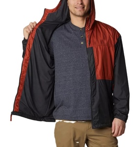 Chaqueta Cortavientos Impermeable con Capucha y Logotipo Personalizado para Hombre, Ligera, para Correr al Aire Libre - Product Image 3