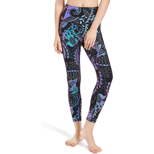 Leggings Offre Spéciale Sublimation Design Taille Haute Polyester Gym Yoga Leggings/Femmes Activewear Pantalon/Casual Leggy - Product Image 6