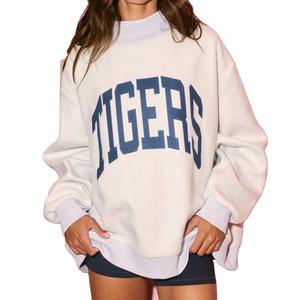 Sweat-shirts pour femmes de fabrication pakistanaise, couleur unie, logo imprimé personnalisé, décontracté, 100% coton biologique - Product Image 1