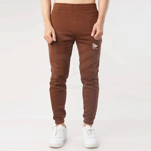 กางเกงวิ่งสำหรับผู้ชายผ้าแคนวาสสีล้วนย้อมสีล้วนสไตล์ลำลอง - Product Image 3
