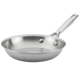 Poêle Wok en acier inoxydable robuste à cuisson rapide avec poignée Cuisinière à induction Poêle à frire conviviale Style de luxe - Product Image 6