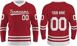 Le plus populaire concevez votre propre logo uniforme de hockey sur glace grande taille pour adulte - Product Image 4