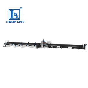 350mm de diámetro Heavy Duty 6000W Procesamiento de tubos de metal Máquina de corte por láser de fibra Cortador de tubos láser - Product Image 1