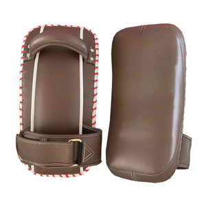 แผ่นรองเตะมวยไทย PVC แบบกำหนดเอง แผ่นซ้อมต่อยมวยแบบหนา ทนทาน ปรับสายรัดแขนได้ - Product Image 2