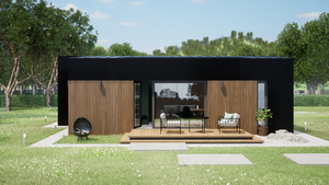 Cómoda casa completamente lista prefabricada ensamblada por módulos diseño moderno SIRB - Product Image 2