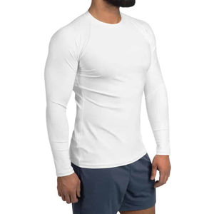 Última Colección de Camisetas de Protección Solar para Hombre, Ligeras, Transpirables, Antibacterianas, de Secado Rápido, Spandex y Poliéster, Servicio OEM, Precio Bajo en Oferta - Product Image 6