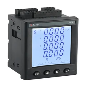 Acrel APM800 Multi-Functions Power Meter para medição de potência total de circuito elétrico com gravação de eventos, cartão TF