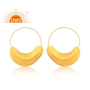 Meilleure vente en argent Sterling plaqué or 18 carats perle naturelle balancent boucle d'oreille Demi bijoux fins pour les femmes cadeau pour elle - Product Image 3