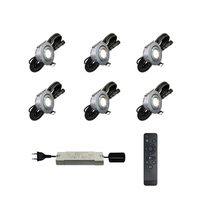 Télécommande Led Mini Set Spot 3w 12v Downlights 6pcs Set pour Éclairage de Jardin