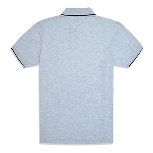 Piqué gris liso de algodón 100% personalizable para Polo Jersey Tela de patrón sólido de gama alta ecológica de gama alta para Polo - Product Image 4