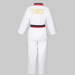 Venta al por mayor de alta calidad ligero personalizable artes marciales Taekwondo uniforme Dobok Kimono tela transpirable - Product Image 5