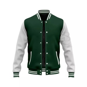Prêt à Expédier Unisexe Bas quantité minimale de commande Personnalisé pour Varsity Letterman Veste En Gros Meilleur Style De Mode OEM Respirant Pas Cher Prix - Product Image 2