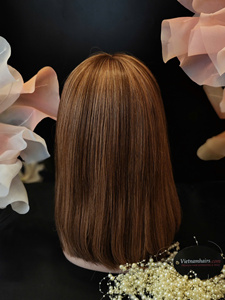 Vente chaude 2025 5x5 soie fermeture perruque 100% brut de haute qualité cheveux humains pleine cuticule prix de gros - Product Image 2