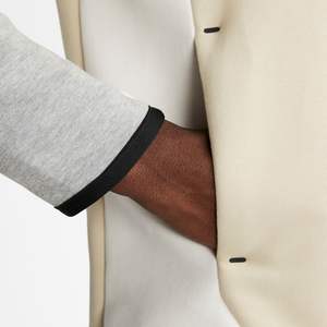 Survêtement en polaire 66% coton 34% Polyester, Design de Logo de marque personnalisé, pierre et gris foncé, chaud, coupe Standard, vêtements de sport, technologie - Product Image 4