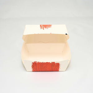 Caja de Papel Desechable para Hamburguesas con Tapa, Capacidad de 32 oz, Envase de Alimentos Personalizado con Impresión, Contenedor para Llevar de Atlas Packaging - Product Image 3