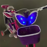 Prix de détail bébé enfants filles princes vélos 12 16 20 pouces pour enfants d'enfants 7 12 14 ans filles avec lumières de musique
