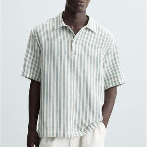 Polo elegante y transpirable, cómodo y de textura suave, secado rápido, flexible, perfecto para eventos formales, deportes o logotipo personalizado. - Product Image 1