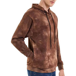 Conception personnalisée de vêtements pour hommes Sweatshirts à capuche Sweatshirts à capuche délavés à l'acide Service OEM/ODM Sweats à capuche d'hiver en coton polaire respirant - Product Image 3