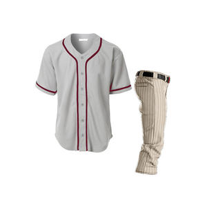 Vêtements de sport légers de bonne qualité, uniforme de baseball très demandé, uniforme de baseball 100% polyester - Product Image 4