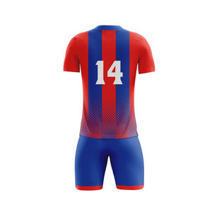 Uniformes de fútbol de precio barato de nuevo diseño 2025 con nombre de equipo fabricante de fábrica Conjunto de camiseta y pantalones cortos de fútbol - Product Image 3