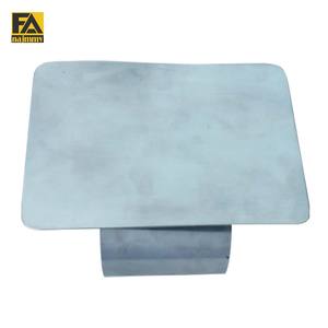 Palette de mélange de maquillage en acier inoxydable, surface plate avec anneau, support réglable mains libres, modèle léger FAP # 813 - Product Image 3