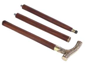 Bastones decorativos para hombres y mujeres, bastón de madera hecho a mano, mango de latón antiguo - Product Image 2