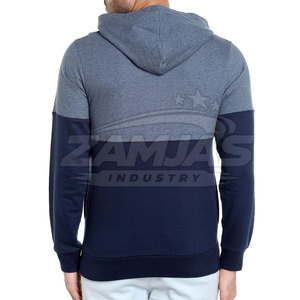 เสื้อฮู้ดผู้ชายแบบสวมหัว สตรีทแวร์ โลโก้สั่งทำ สีพื้น กันลม ระบายอากาศได้ดี อุ่นสำหรับฤดูหนาว ผ้าฟลีซ/ผ้าฝ้าย - Product Image 3
