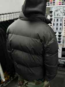 เสื้อโค้ทขนปลาปักเป้าหนาสำหรับผู้ชายเสื้อโค้ทผ้าคอตตอนแบบลำลองทรงหลวมไซส์ใหญ่พิเศษพิมพ์ลายแบบถักสำหรับใช้กลางแจ้ง - Product Image 3