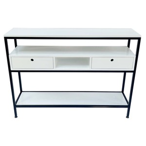Modern/Classic 3-Tier <b>Entry</b> Villa/Hotel/Bedroom <b>Console</b> <b>Table</b> with Iron Drawers-CST015 - Product Image 5