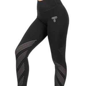 Leggings de sport pour femmes, sur mesure, d'hiver, avec coutures, respirants, taille mi-haute, compression, pour la salle de sport, la course à pied, le yoga - Product Image 1