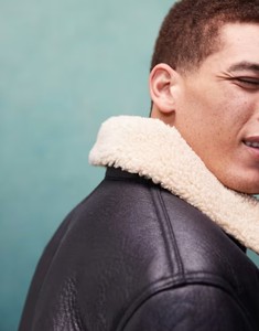 Veste chaude respirante pour homme en cuir véritable de chèvre de vol pour aviateur, couette, veste d'hiver de haute qualité pour homme, veste en cuir de fourrure - Product Image 4