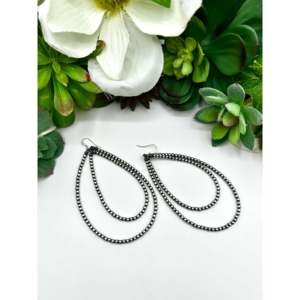 Boucles d'oreilles pendantes en argent sterling Navajo, design vintage goutte d'eau avec perle et diamant, pour mariages et fêtes - Product Image 2
