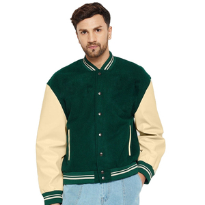 2025แจ็คเก็ตผ้าฟลีซสไตล์เท่สำหรับผู้ชายเสื้อแจ็คเก็ตทีมฮิปฮอปเบสบอลมีขนยาวแบบใหม่สำหรับฤดูหนาว - Product Image 6