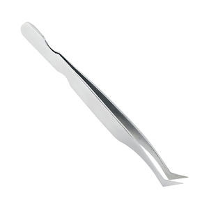 Pinzas de extensión para pestañas quirúrgicas RS, volumen de pestañas, Etiqueta Privada, Punta dentada duradera de acero inoxidable antimagnético, 10mm - Product Image 3