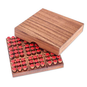 Juego de Sudoku de Madera Raintree, Rompecabezas Clásico, Desafío Mental, Diversión Familiar, Habilidad, Juguete Educativo de Mesa - Product Image 6